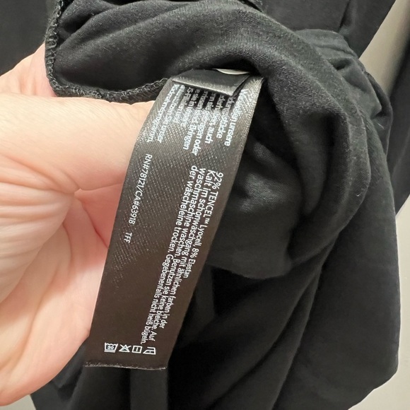 Eileen Fisher Stretch Jersey Knit Crew Neck Dress Medium - Picture 7 of 8